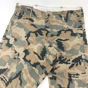 Levis Mens Chino I Specifications Camouflage Pants Green Tan 30x32 White Tab